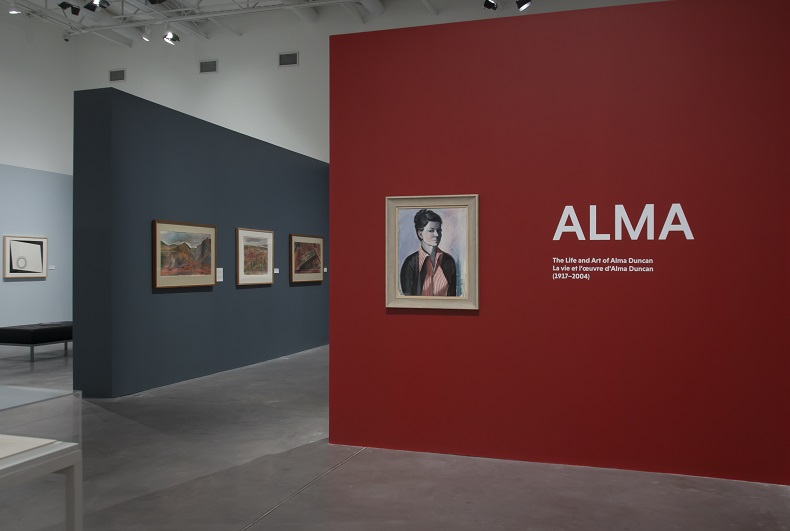 Exhibition shot of Alma