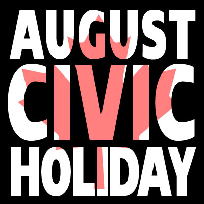 Civic Holiday promo images