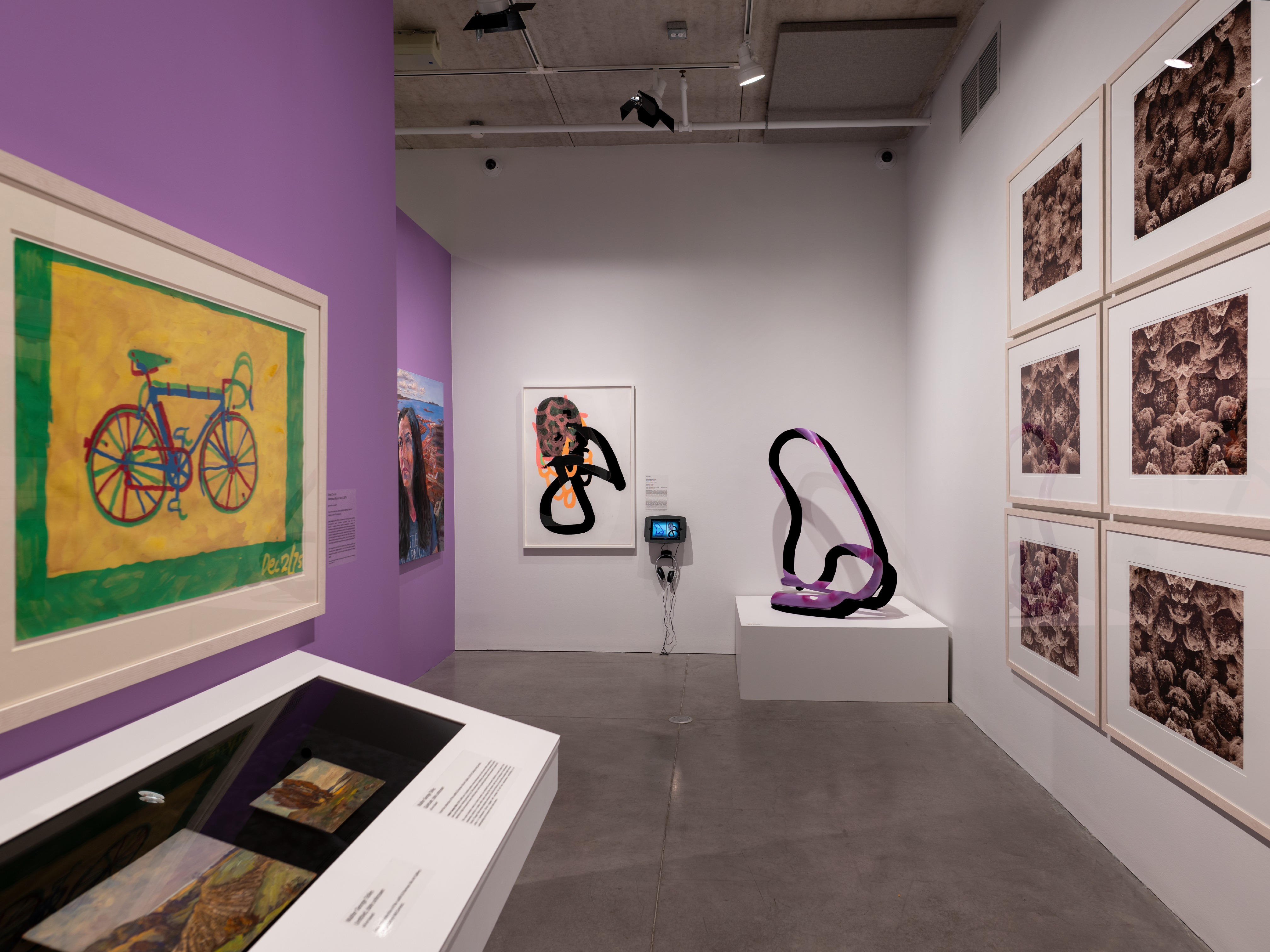 Installation photo of the Making Space exhibition at the Judith & Norman Alix Art Gallery