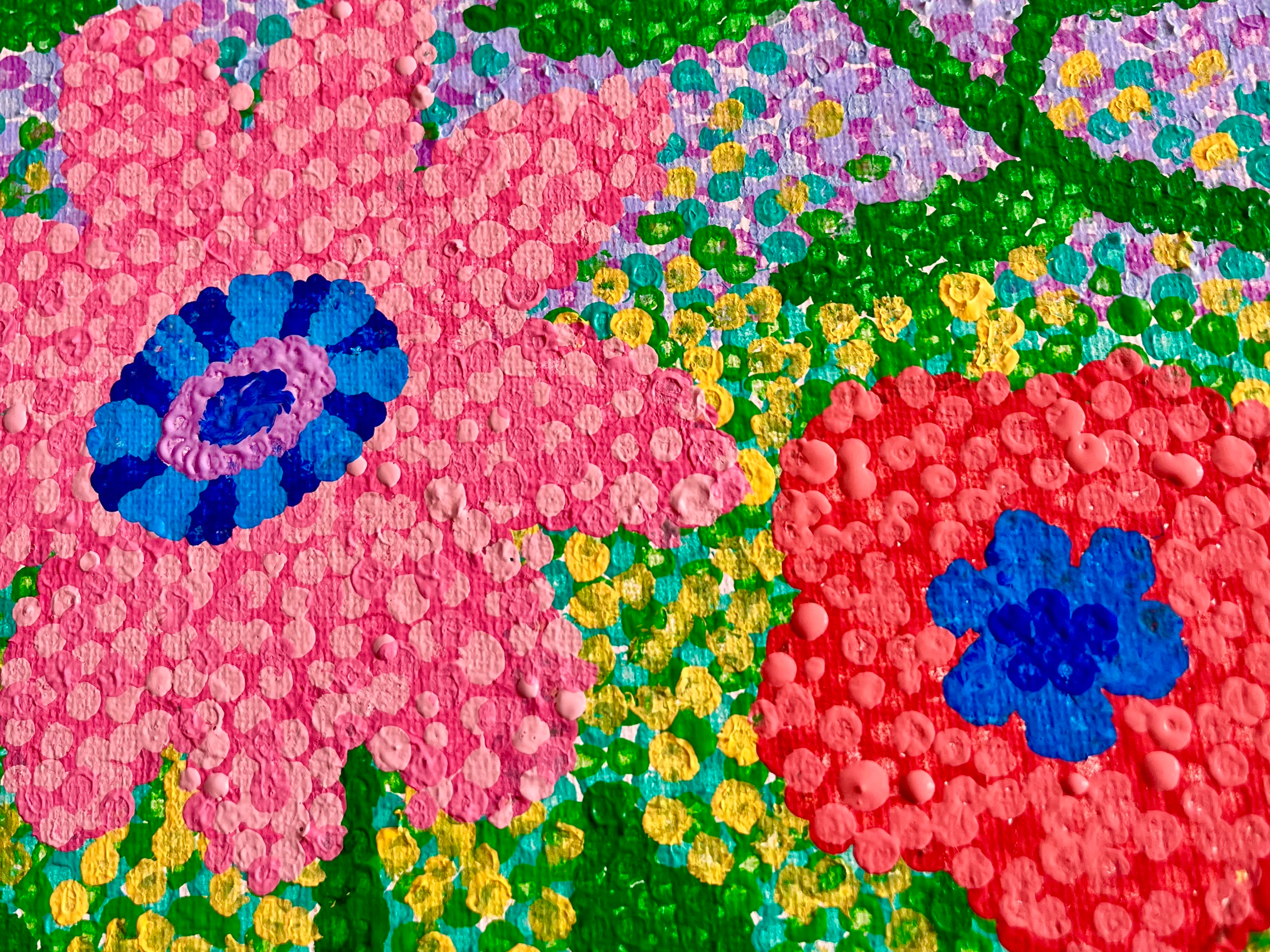 Promo photo for the Floral Pointillism workshop