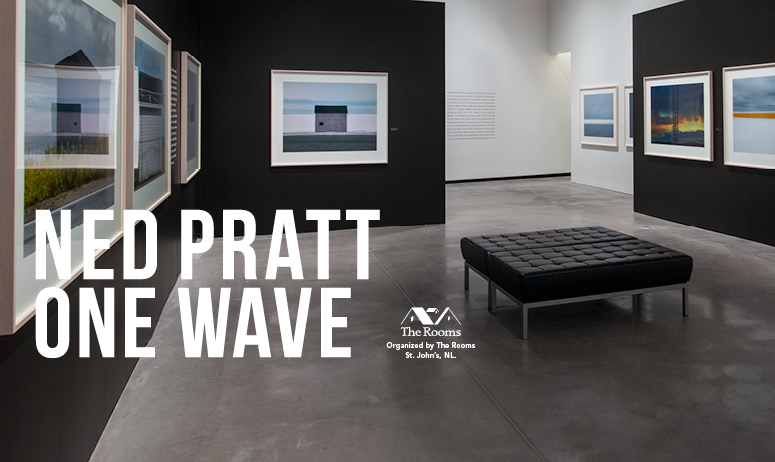 Ned Pratt Exhibition - Text Overlay Ned Pratt One Wave