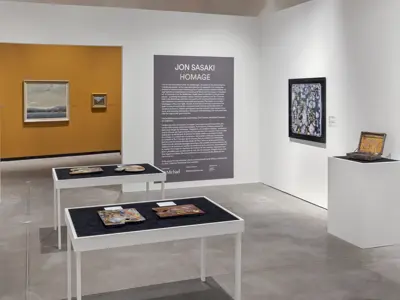 Install of Jon Sasaki Homage