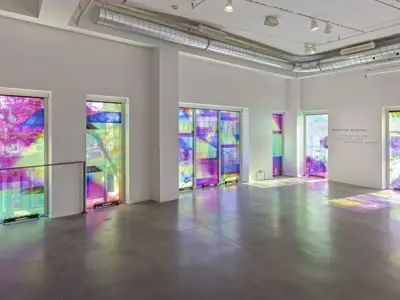 Install of Through Sunset, Slow Dusk, & Gathering Dawn