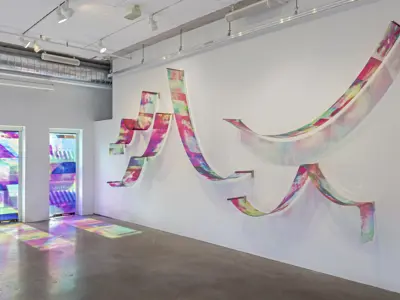Install of Through Sunset, Slow Dusk, & Gathering Dawn