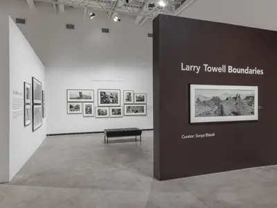 Install of Larry Towell Boundaries