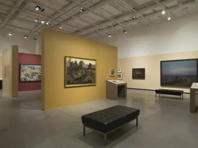Install of Witness – Canadian Art of the First World War