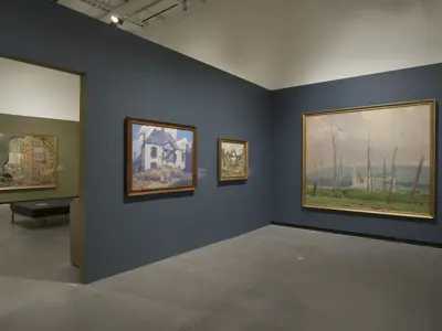 Install of Witness – Canadian Art of the First World War