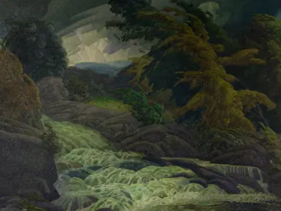 Lawrence-Arthur-Colley-Panton-Green-Cascade-1936-oil-on-canvas.-From-the-collection-of-the-Judith--Norman-Alix-Art-Gallery.png