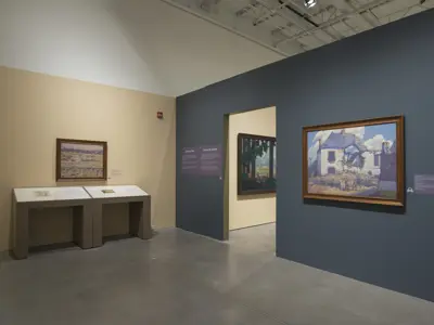 Install of Witness – Canadian Art of the First World War