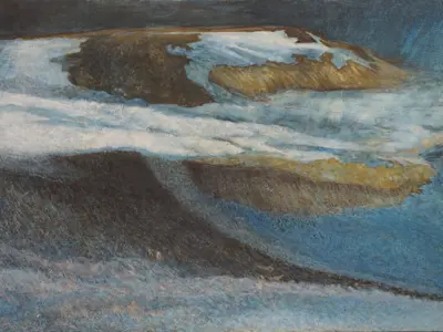 Jean-Hay_Snow-Flows-7_1996_Encaustic-on-Canvas_G2003.13.01.jpg